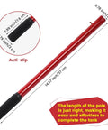 Lightweight 2 Ton Floor Jack Handle Replacement For Car Hydraulic Floor Jack With Carbon Steel Build Easy Plug In Lever Grip