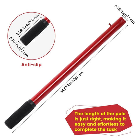 Lightweight 2 Ton Floor Jack Handle Replacement For Car Hydraulic Floor Jack With Carbon Steel Build Easy Plug In Lever Grip
