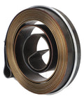 Two Pack Drill Press Return Spring Set, Chromed Steel Constant-Force Quill Return Coil for Drill Press, coiled view