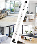 Heavy Duty Adjustable Window And Sliding Door Security Bar Anti Lift Safe For Children Indoor Use, Portable Iron Construction
