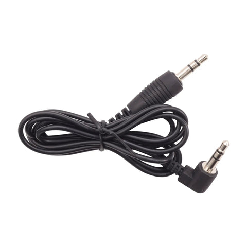 Black audio cable for Sync Digital AM FM MP3 Radio Earmuff With LCD Display 10 Presets Volume Management Technology Air Flow Control