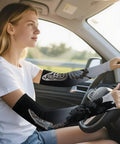 Stay Cool As Ice All Summer With These Dope Butterfly Arm Sleeves Featuring Breathable Ice Silk Material and Flexible Fit for Ultimate Sun Protection Plus Top Tier Comfort On Every Outdoor Adventure, worn while driving.