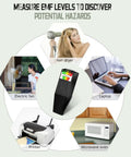 Handheld EMF Meter For Ghost Hunting With LED Display, Paranormal Detector and Electronics Use, 50Hz to 20kHz