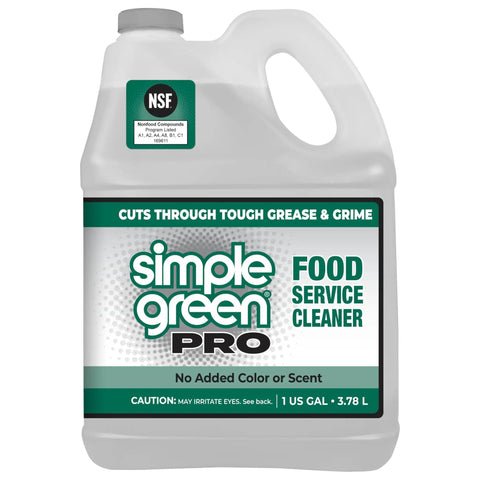 Front view of 1-gallon Pro Grade Food Service Cleaner And Degreaser For High Traffic Kitchens, NSF Registered A1 A2 A4 A8 B1 C1