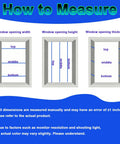 How to measure window sizes for the Sleek Double Arch Egress Window Offering Bulletproof Aluminum Construction For Garden Sheds.