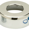 Three Quarter Inch Spud Escutcheon And Coupling Assembly For AquaVantage Aquaflush And Sloan Royal Regal Valve Bodies In Blue