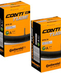 29 Inch Mountain Bike Inner Tubes Pair With 40mm Schrader Valve For 29 Inch Wheels Fits 1.75 To 2.5 Inch Tires Durable Replacement Tubes