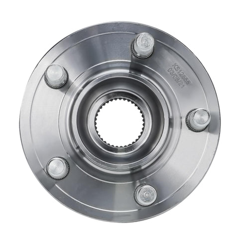 Rear Wheel Bearing And Hub Assembly Fits Dodge Charger 2015 To 2021 Dodge Challenger 2015 To 2021 And Chrysler 300 2015 To 2021 Non ABS 5 Lug Replacement shown from top view