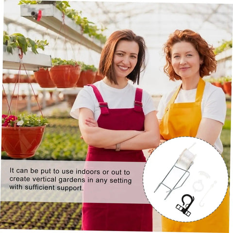 Garden Support Hooks Kit For Greenhouse With Plant Bracket Hooks Tomato Roller And Cherry Hanging System For Easy Install Long Lasting Use For Vines With Durable Weatherproof Design