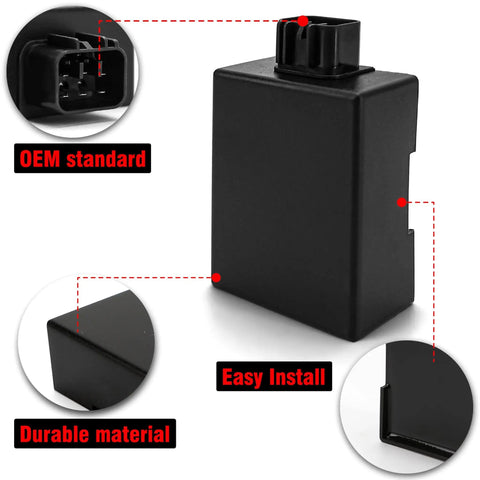 Premium Ignition CDI Module Box Fits 400 500 Series ATV Models 2004 To 2014 2x4 4x4 HO EFI Direct Replacement Easy Install