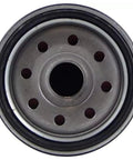 Top view of Genuine OEM Oil Filter Element Assembly 69J-13440-04-00 for Outboard Motors, showing circular metal filter design.