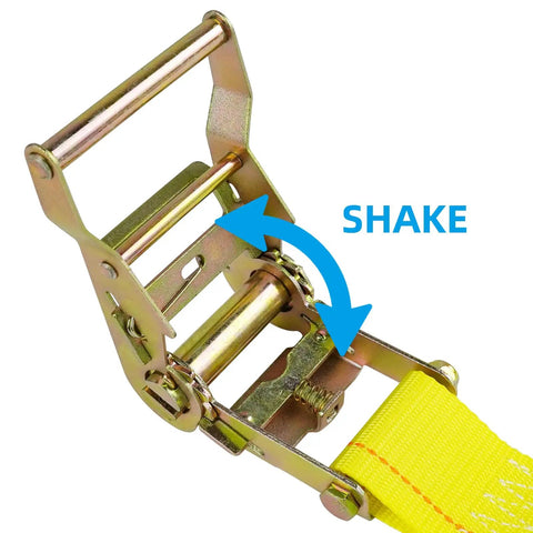 2-Inch By 12-Foot E Track Ratchet Straps 10 Pack Beefy Heavy Duty Cargo Tie Downs With 4400Lbs Breaking Strength For Moving Appliances