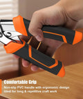 Heavy Duty Revolving Punch Plier Kit With Five Replaceable Bases And Six Punch Heads showing ergonomic handles