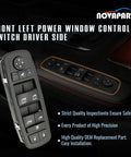 Driver Side Power Window Master Switch Fits 2016 2018 Ram 1500 2500 3500, 2019 2024 Ram 1500 Classic Laramie, Chrysler 300 2012, And Dodge Journey 2011 2012 Auto Window Button