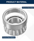 Beefy Heavy Duty Tapered Roller Bearing Cone And Cup Set For 30mm Bore 62mm OD 21.25mm Thick Chrome Steel ABEC3 High Load Capacity