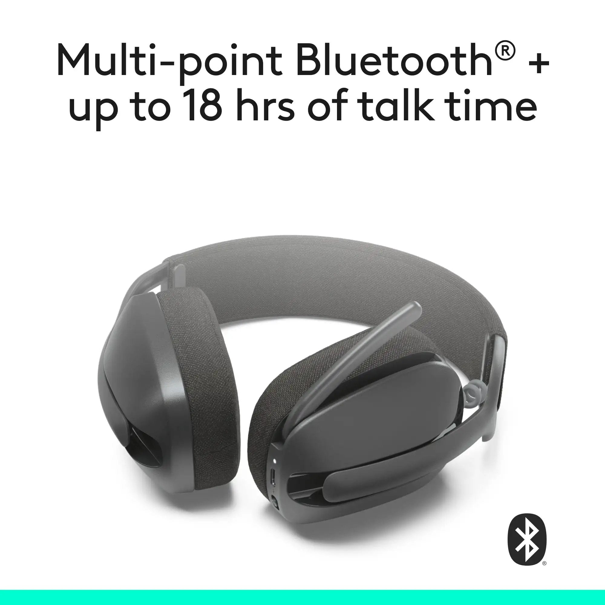 Zone Vibe 100 Wireless Over Ear Headphones With Noise✓