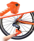 Soak Action Bike Chain Cleaner That Delivers Deep Clean In Minutes, No Assembly, Ready To Use, shown on MTB gear