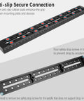 Vixen Style Dovetail Telescope Mounting Plate 350mm with anti-slip pads and safety stop screws for easy balancing.