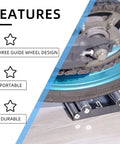 Motorcycle Wheel Cleaning Stand With Cleaning Brush Kit Universal Roller Paddock shown with a bike wheel for cleaning