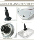 Top Load Washer Gear Case Replacement For Whirlpool Maytag Kenmore, W11393685 Transmission Gearbox Fits WTW7300DW0 7MMVWB855E MVWB855 MVWB757JW0 Replaces W10447976 W10811956 W10868473 W11134159, metal housing