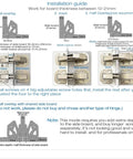 Installation guide for 4 Pack Easy Install Cabinet Door Hinges With Soft Close Full Overlay And Insert Hinge; no drills needed