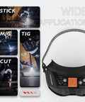 Auto Darkening Welding Goggles With Mask And LED Lighting Type-C Charge True Color View Four Arc Sensors overview