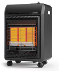 Outdoor Propane Heater Portable 6000 To 18000 BTU With Three Settings For Patio Cordless Tip Over Protection Ultra Quiet Heat Up To 450 Sq Ft Durable Safe Outdoor Heating Ideal For Decks And Patios That Keeps It Toasty