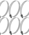 6 Pack Adjustable 3.5 Inch 304 Stainless Steel Hose Clamps Worm Gear Duct Clamp For Air Ducting Automotive Plumbing And Mechanical Applications Fits Three To Four Inch Hoses 78 To 101 Mm.