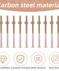 Heavy Duty M6 Bunk Bed Bolts 20 Pack 100 Millimeter Screw Connectors For Cribs Wooden Beds Cots Furniture Replacement Hardware. Carbon steel bolts.
