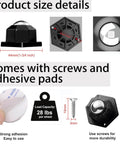 Product details and components of 8 Pack Self Adhesive Caster Wheels Swivel For Furniture 1 Inch Low Profile Design Load Capacity 30 Lbs Per Wheel Ideal For Storage Boxes Small Appliance Bins Universal Mounting For Easy Mobility