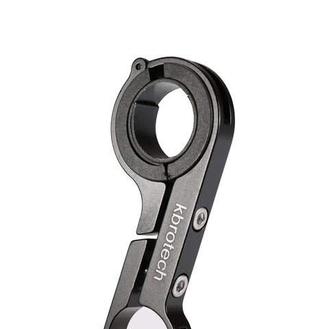 Dope Space Saver Bike Handlebar Extender Double Bar Mount with aluminum bracket, fits 25.4mm to 31.8mm bars, close-up view