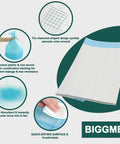 No Sweat Extra Large Adult Incontinence Bed Pads Disposable 40X36 Heavy Duty Pee Pads For Beds with super absorbent design.