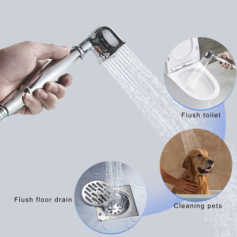 Freestanding Bathtub Faucet With Hand Shower Set Floor Mounted Waterfall Tub Filler Single Handle Chrome Polished Bath Fixtures