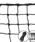 Heavy Duty Baseball And Softball Backstop Net 10x10 Feet For Backyard Practice Nylon Knotted Netting with Rope and Clips