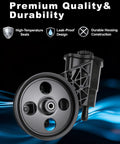 Power Steering Pump With Pulley And Reservoir For Dodge Ram 1500 2002 Through 2007 Beefed Up Complete Assembly close-up