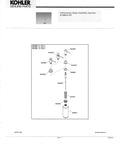 Genuine Part Pump Assembly For Soap And Lotion Dispenser Plastic Construction Unfinished Finish Replacement Kit diagram