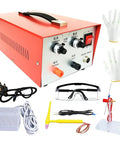 30A Jewelry Spot Welder With Dual Mode Power For Fine Wire Welding, Professional pulse machine with accessories, red unit