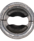 Close-up of Five Eighth Inch Lag Shield Anchor Long Three And One Half Inch Zinc Alloy 10 Pack For Secure Lag Bolts in metal view