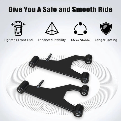 Delta A Plate Sub Assembly For Club Car DS 1993 Up Gas And Electric Golf Carts Driver And Passenger Side Two Pack Replacement OEM 1016353 Heavy Duty Steel Alloy For Easy Install, showing two black plates with bolts