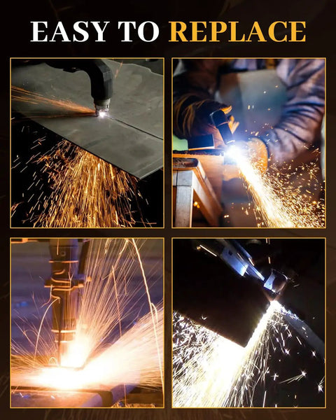 Pro Grade Replacement Parts Kit For Plasma Cutter Torch Tips For Harbor Freight 45 And 65 Torches Plug And Play Demo