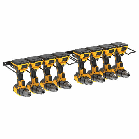 Wall Mounted Power Tool Organizer Holder For Cordless Drills And Battery Tools, Heavy Duty Utility Storage Rack For Workshop, Garage And Shed