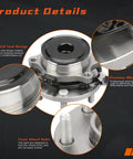 Front Wheel Hub And Bearing Assembly Pair For Nissan Frontier Xterra Pathfinder And Suzuki Equator 2WD RWD 6 Lug With ABS