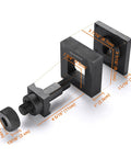 Hydraulic Hole Punch Die Square 45x45mm Built For Heavy Duty Metal Punching On Steel Sheet And Copper Plate components displayed