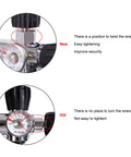 Comparison of new and old M18x1.5 DIN Valve Scuba Adapter For Paintball Fill Station With High Pressure Gauge 4500 PSI wrench feature.
