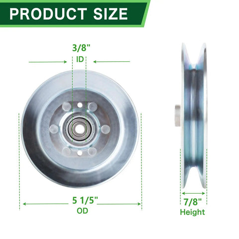 Scag 48181 Idler Pulley Replacement For AYP Husqvarna Encore GT180 Tiger Cat Cheeta Super Z 532101344 101344L Bunton PL8540A