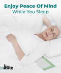 Heavy Duty Disposable Adult Bed Pads Super Absorbent Extra Large Incontinence And Pet Care No Sweat Worry Free Leak Seal Protection Top Shelf 50 Count Bundle For Stress Free Daily Living, used under a person sleeping.