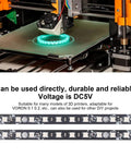 2 Pack 158mm RGB LED Light Bar For 3D Printers DC5V Colorful Light Strip With Easy Mount For Voron 0.1 0.2 in use