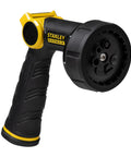 7 Pattern Thumb Control Nozzle With Non Slip Grip Cast Metal Construction On The Fly Flow Adjustment Delivers About 20 Percent More Water Flow Than Competitors Ideal For Yard Garden And Car Wash, side view