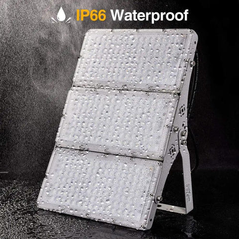 Beastly Bright 300W LED Flood Light With 24000 Lumens Outdoor Security Lighting 6000K Daylight White IP66 Waterproof Wide Lighting Angle