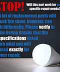 Caution sign for HVAC Furnace Draft Inducer Motor Replacement for M1 Combustion Blower Assembly, specifications warning